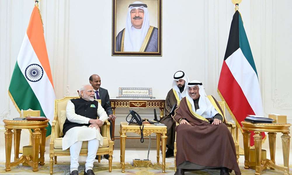سمو ولي العهد يستقبل سمو رئيس مجلس الوزراء ورئيس وزراء جمهورية الهند الصديقة