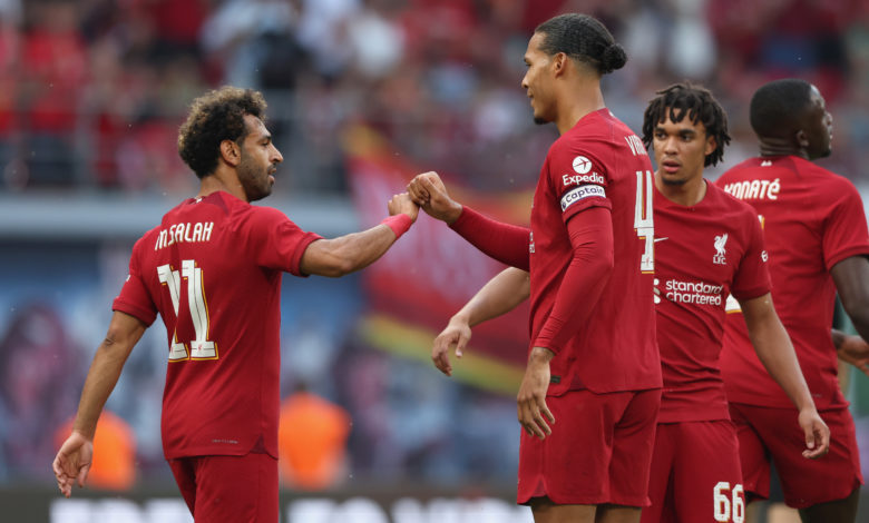 محمد صلاح - أرنولد - فان دايك - ليفربول