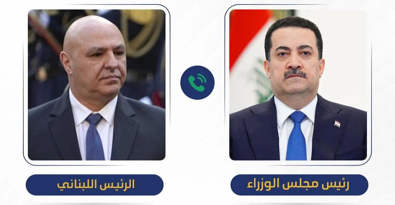بعد تصريحه عن الحشد عون يتصل بالسوداني ويؤكد العلاقة بين العراق ولبنان متينة بعد تصريحه عن الحشد عون يتصل بالسوداني ويؤكد العلاقة بين العراق ولبنان متينة