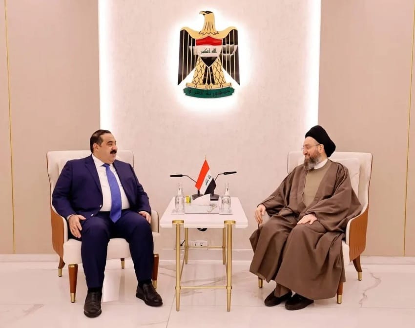 السامرائي والحكيم يناقشان الإلتزام بالتوقيتات الدستورية وتشكيل الحكومة