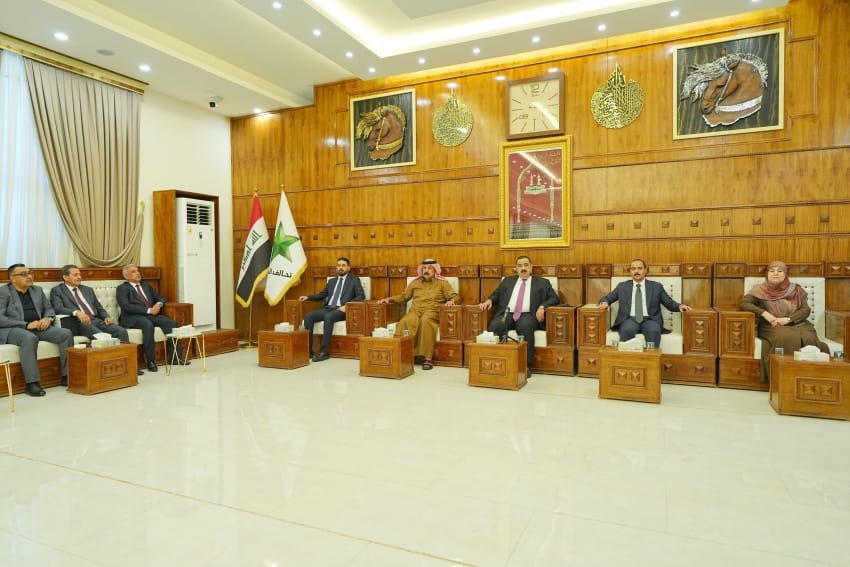 السامرائي يبحث التنسيق المشترك بين نواب واعضاء مجلس بغداد من تحالف العزم