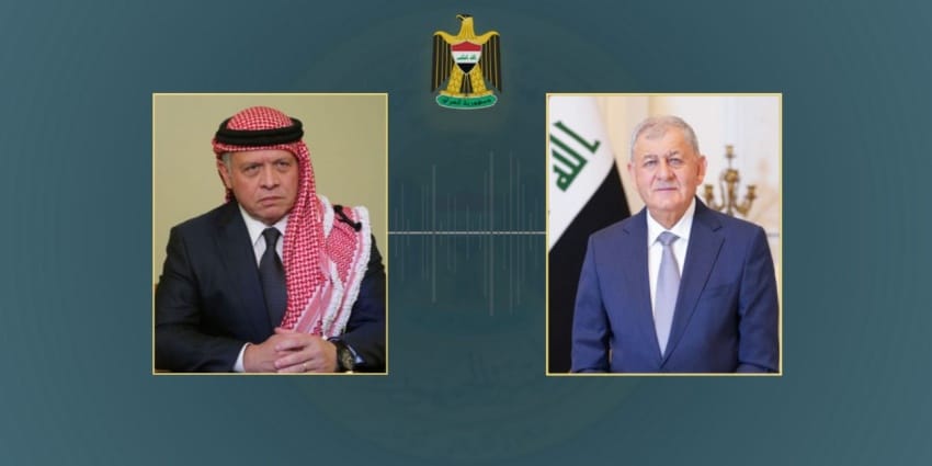 رئيس الجمهورية يبحث مع ملك الأردن تداعيات التصعيد الأخير