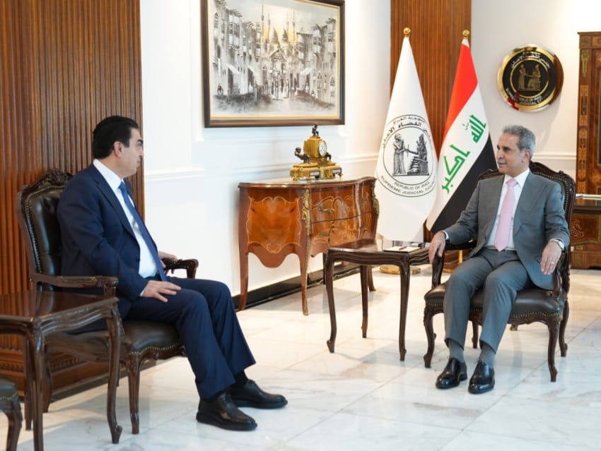 رئيس مجلس القضاء يبحث مع نائب رئيس البرلمان اكمال الاستحقاقات الدستورية