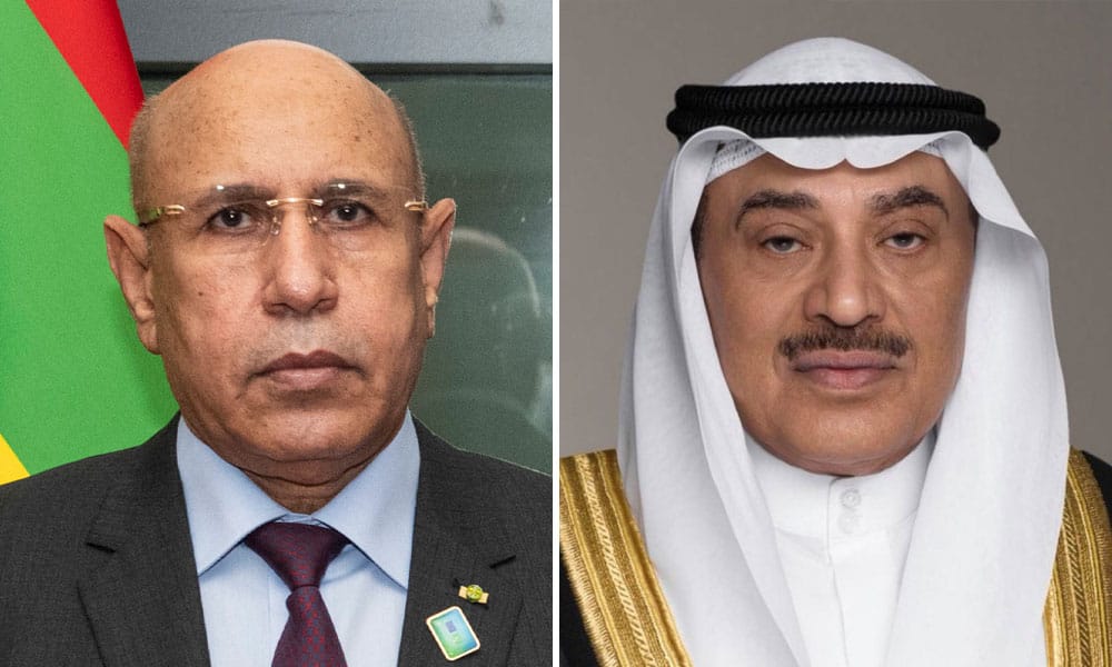 سمو ولي العهد يتلقى اتصالا من الرئيس الموريتاني اطمأن خلاله على دولة الكويت وقيادتها وشعبها بعد الهجوم الإيراني الآثم