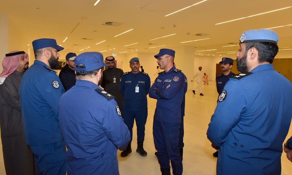 نائب رئيس الإطفاء للحماية المدنية بالتكليف يتفقد جاهزية النقاط المكلفة بتأمين المستشفيات