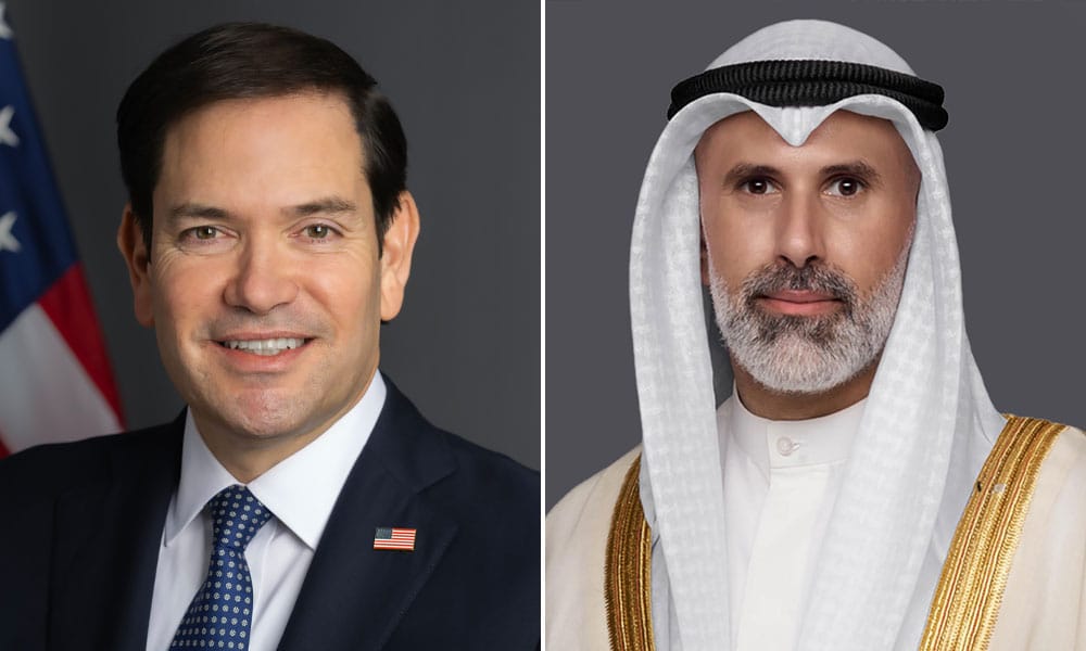 وزير الخارجية يتلقى اتصالا من نظيره الأمريكي أكد خلاله إدانة العدوان الإيراني على دولة الكويت ودول المنطقة